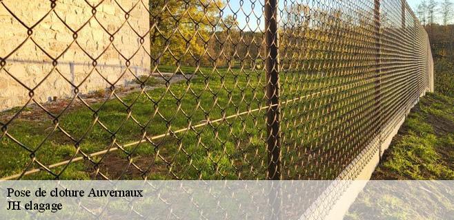 Pose de cloture auvernaux-91830 JH elagage