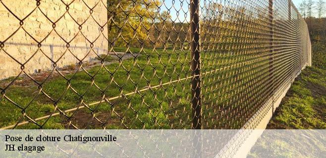 Pose de cloture chatignonville-91410 JH elagage