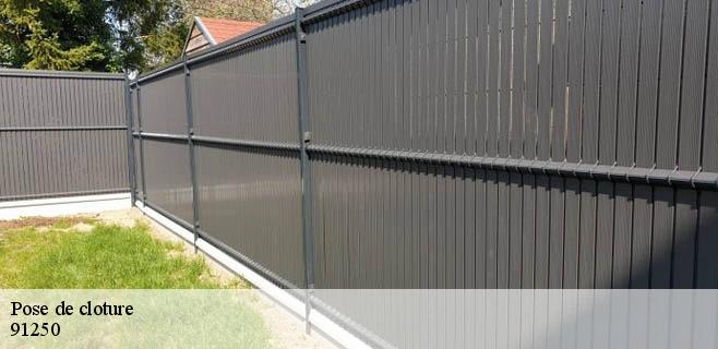 Pose de cloture 91250